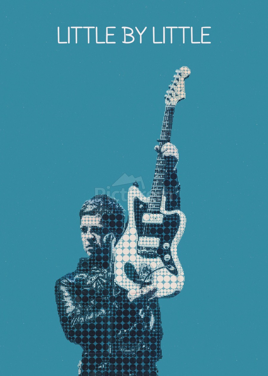 Little By Little Oasis Noel Gallagher by Gunawan Rb Wall Art